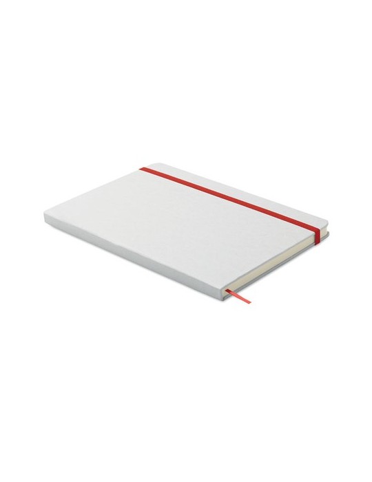 Carnet personnalisé A5 à couleur révélée ROUTE WHITE