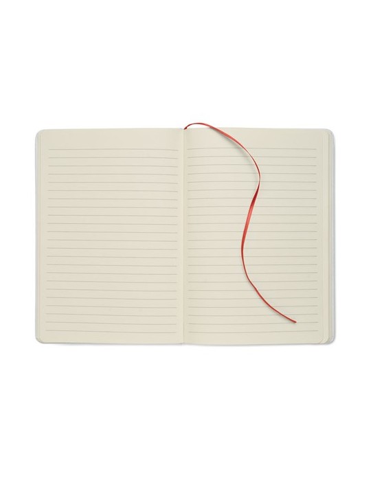Carnet personnalisé A5 à couleur révélée ROUTE WHITE