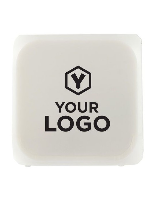 Horloge de bureau cube lumineux personnalisée Leona