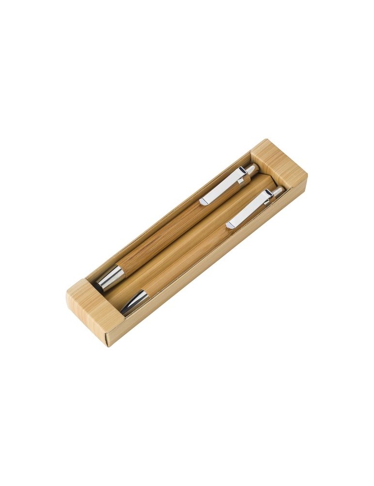 Parure de stylo  en bambou personnalisée Darlene