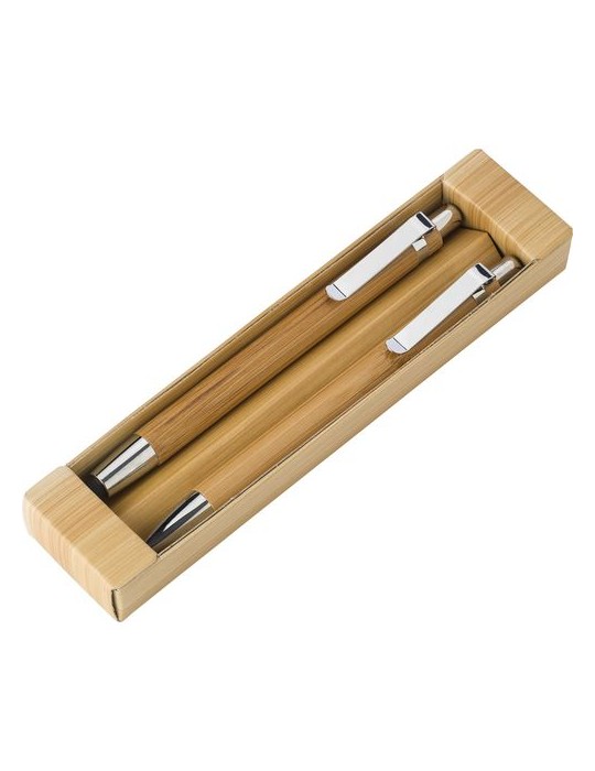 Parure de stylo  en bambou personnalisée Darlene