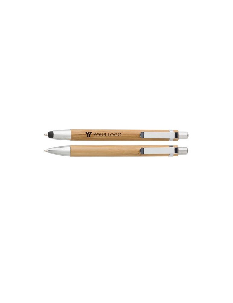 Parure de stylo  en bambou personnalisée Darlene