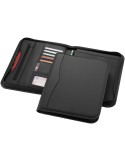 Porte-documents A4 zippé publicitaire, PU noir | Ebony