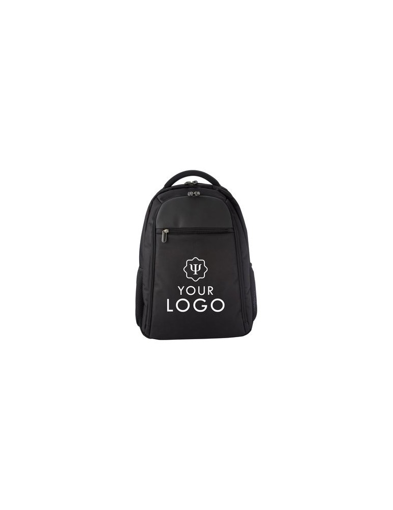 Sac à dos porte-ordinateur personnalisé en polyester - Ivan