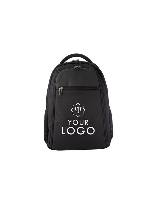 Sac à dos porte-ordinateur personnalisé en polyester - Ivan