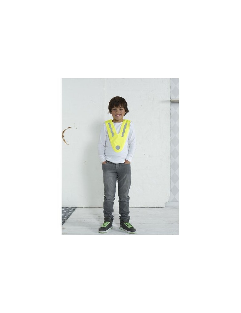 Chasuble Réfléchissante pour Enfants Économique Personnalisée Cassidy - Dossard Sécurisé