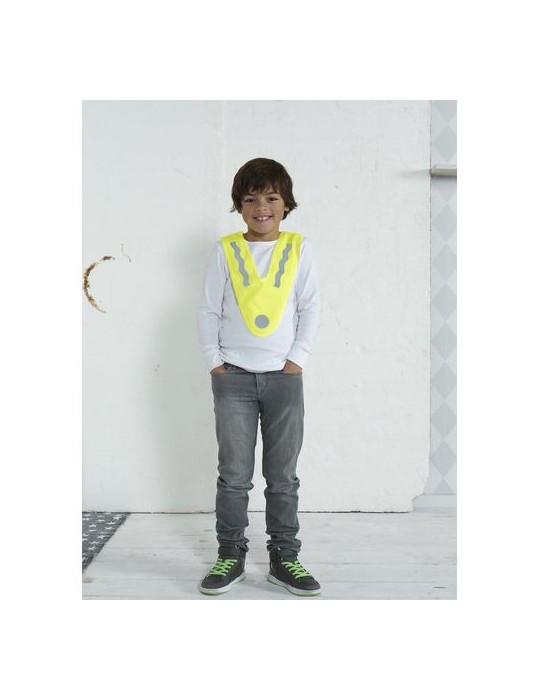 Chasuble Réfléchissante pour Enfants Économique Personnalisée Cassidy - Dossard Sécurisé