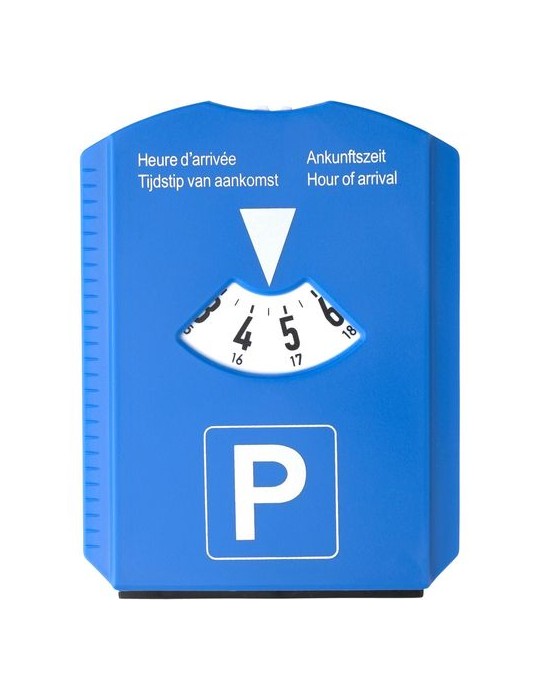 Disque de Stationnement Économique Personnalisé avec Gratte-neige Teddie - Pratique