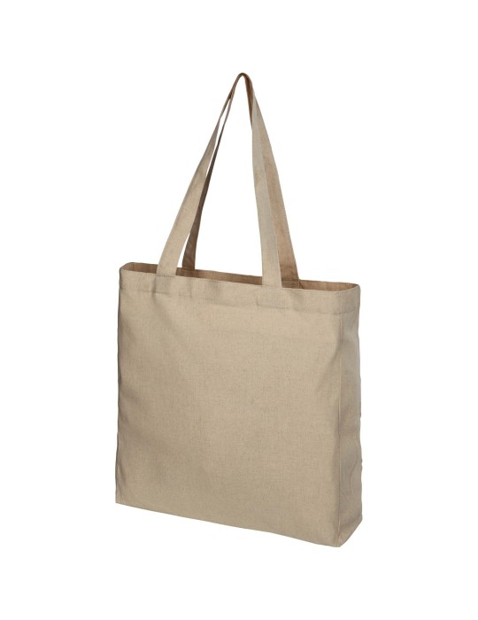 Sac shopping Pheebs recyclé avec soufflet 210 gr/m² 13L