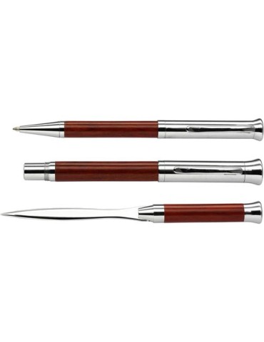Parure publicitaire stylo plume coupe-papier Paulette