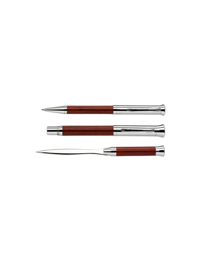 Parure publicitaire stylo plume coupe-papier Paulette
