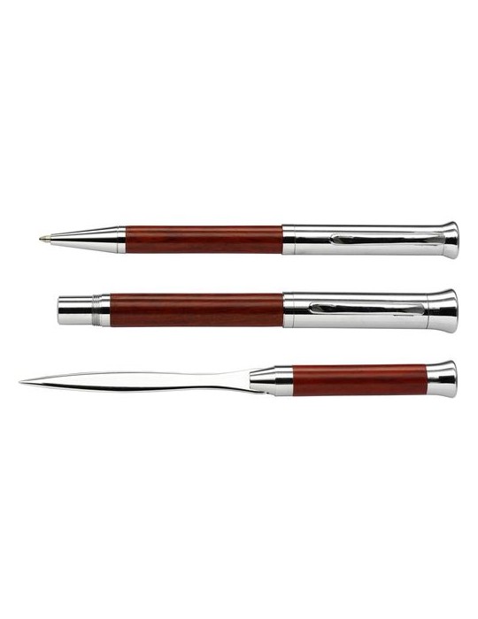 Parure publicitaire stylo plume coupe-papier Paulette