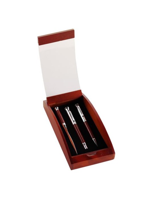 Parure publicitaire stylo plume coupe-papier Paulette