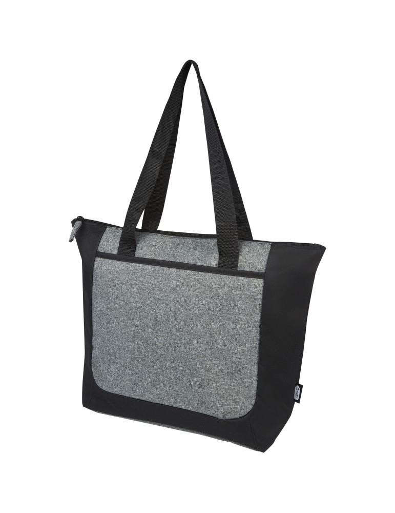 Sac shopping Reclaim recyclé GRS bicolore à fermeture éclair de 15 L