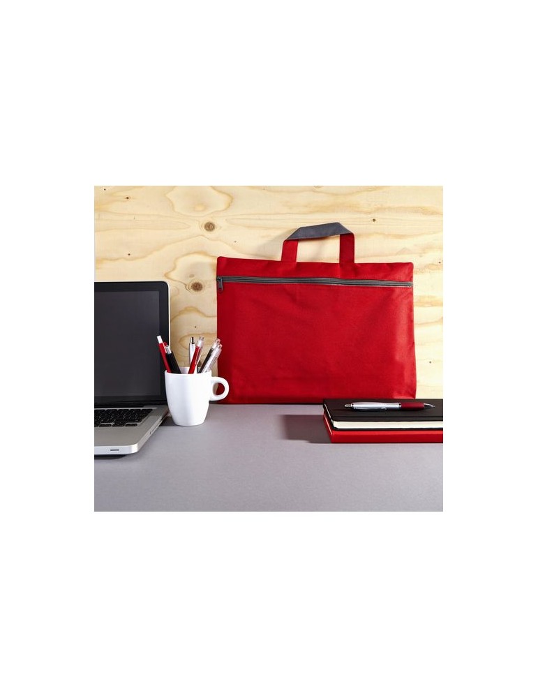 Sacoche porte-documents personnalisable en polyester Elfrieda
