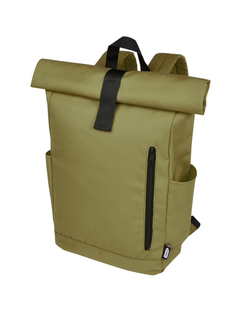 Sac à dos Byron de 18 L en RPET GRS 15,6" avec dessus enroulable