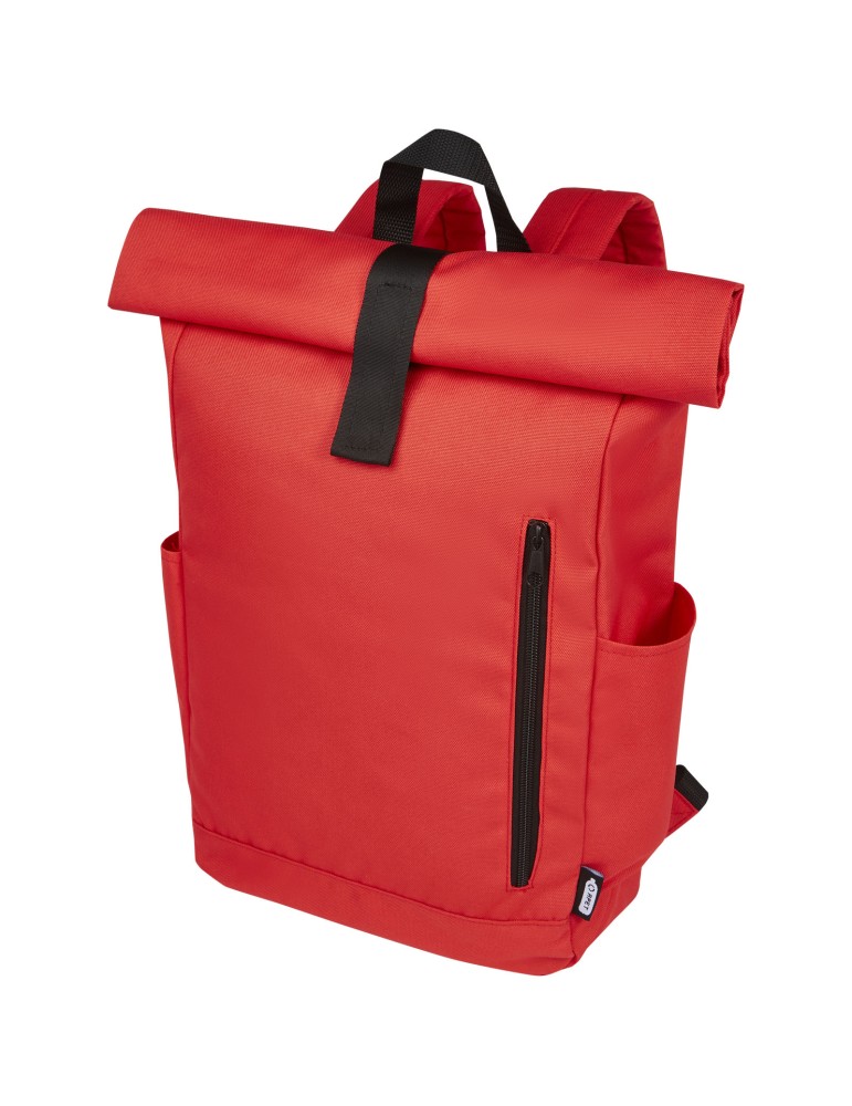 Sac à dos Byron de 18 L en RPET GRS 15,6" avec dessus enroulable