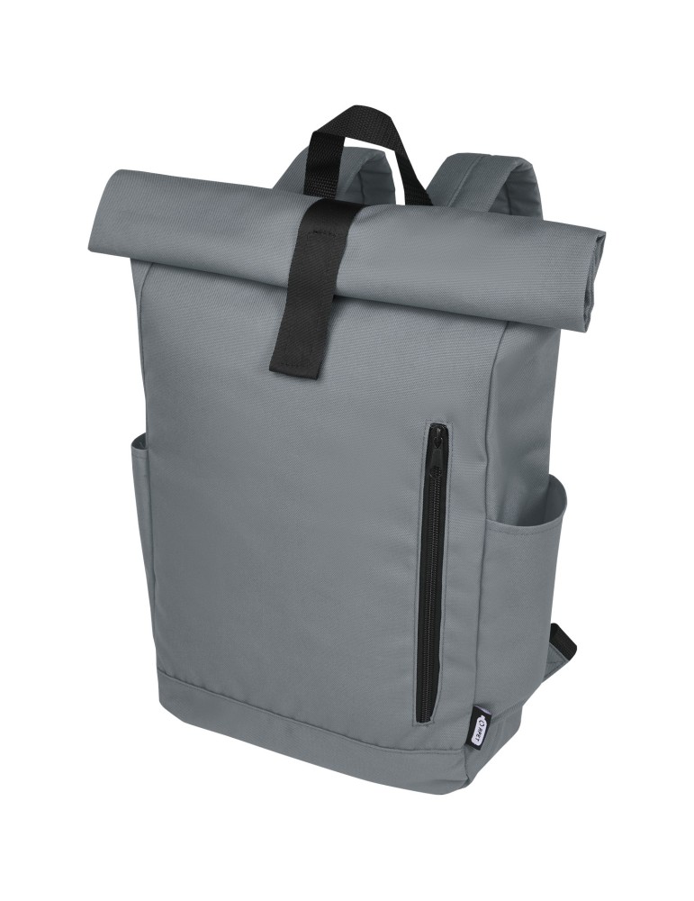Sac à dos Byron de 18 L en RPET GRS 15,6" avec dessus enroulable