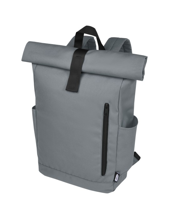 Sac à dos Byron de 18 L en RPET GRS 15,6" avec dessus enroulable