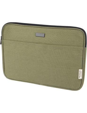 Housse pour ordinateur portable Joey de 2 L en toile recyclée GRS 14…