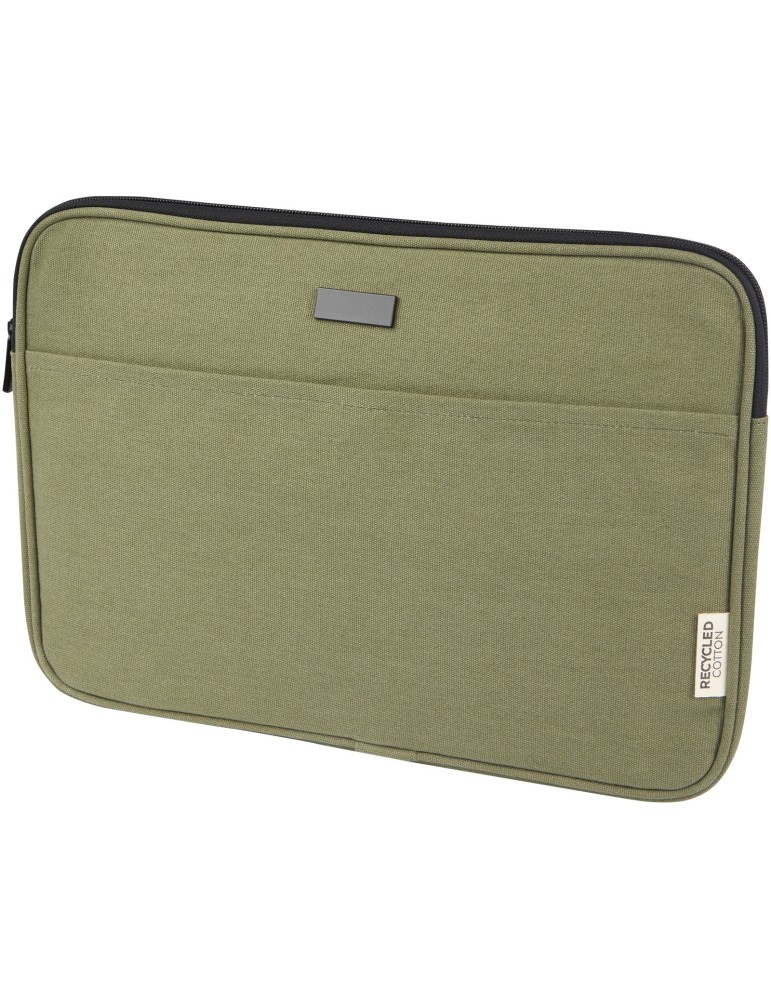 Housse pour ordinateur portable Joey de 2 L en toile recyclée GRS 14…