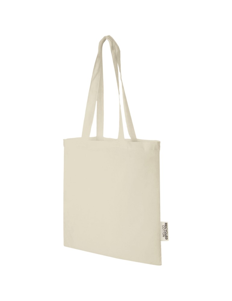 Sac shopping Madras en coton certifié GRS de 140 g/m2 de 7 L