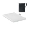 Serviette de sport  en RPET personnalisée TUKO Matières : PET recyclé Couleurs : blanc