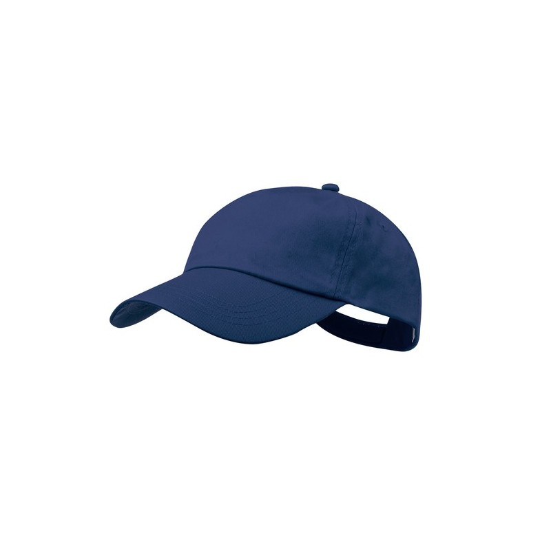 Casquette Sport Personnalisable Éco-responsable Objet Publicitaire Matières : coton Couleurs : bleu goodies personnalisé en stoc