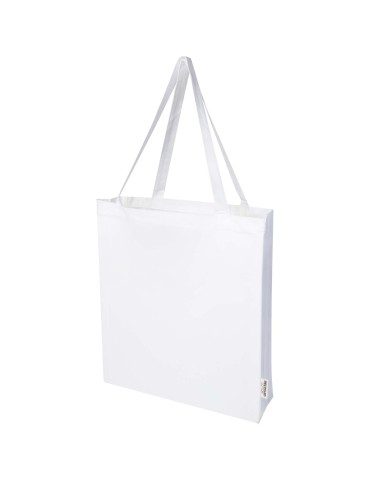 Sac shopping à soufflets Madras en coton recyclé 140 g/m² certifié…