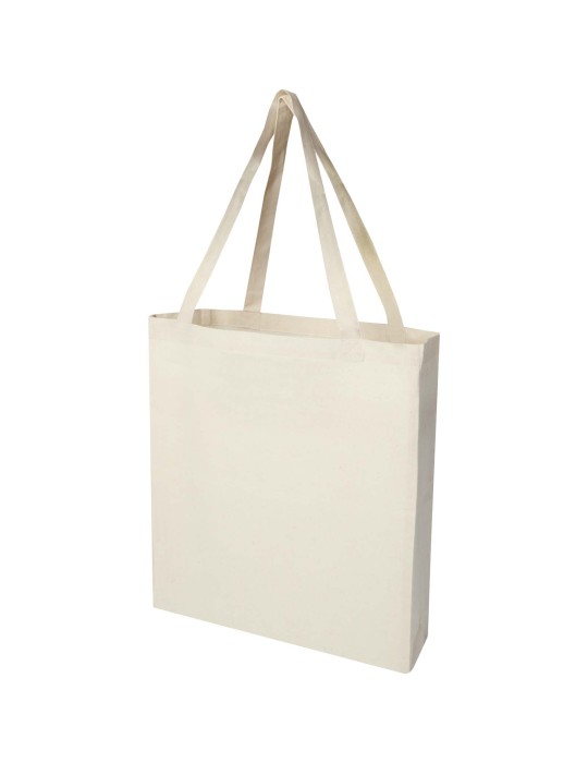Sac shopping à soufflets Madras en coton recyclé 140 g/m² certifié…