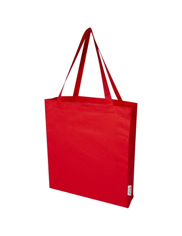 Sac shopping à soufflets Madras en coton recyclé 140 g/m² certifié…