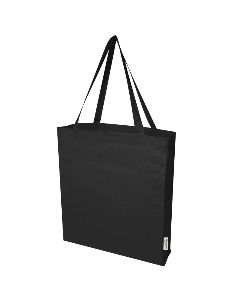 Sac shopping à soufflets Madras en coton recyclé 140 g/m² certifié…
