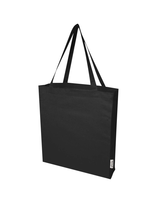 Sac shopping à soufflets Madras en coton recyclé 140 g/m² certifié…