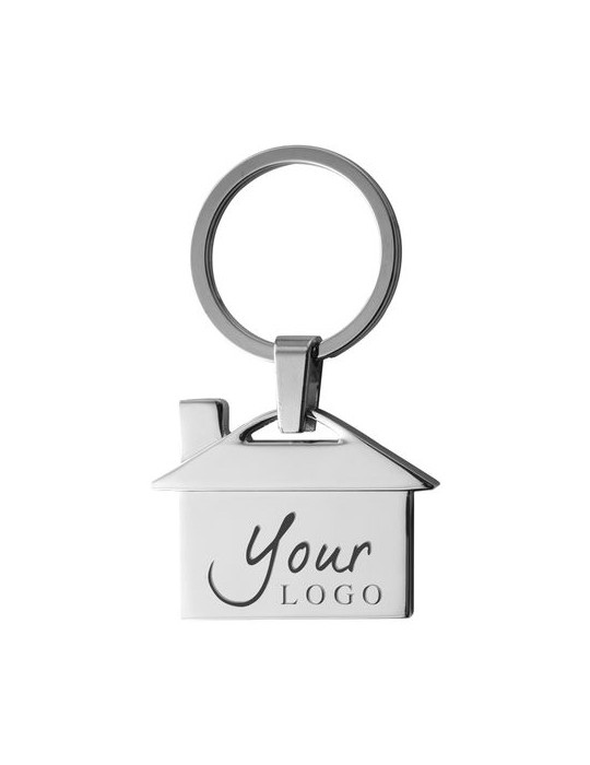 Porte-clés publicitaire maison