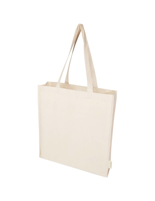 Sac shopping à soufflets Odisha bio OCS 180 g/m2 de 14 L