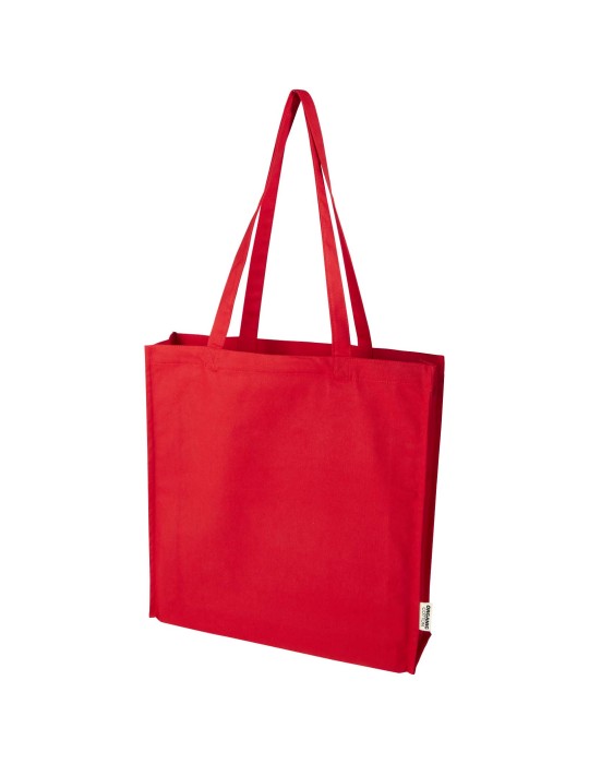 Sac shopping à soufflets Odisha bio OCS 180 g/m2 de 14 L