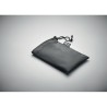 Serviette de sport  en RPET personnalisée TUKO Matières : PET recyclé Couleurs : noir impression logo haute qualité
