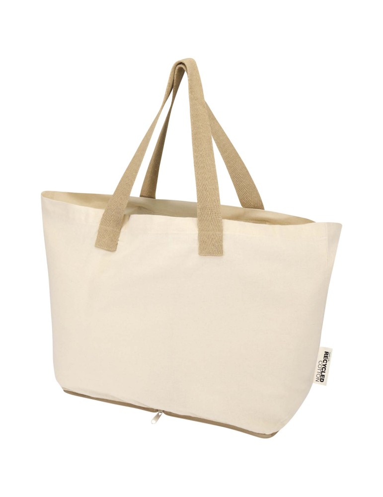 Sac shopping Sierra pliable en coton recyclé GRS 140 g/m2 12 L