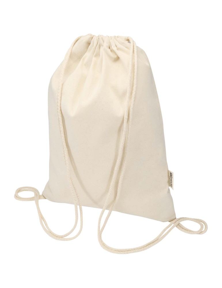 Sac Peru Blend de 5 L avec cordon en coton recyclé 180 g/m2 certifié…