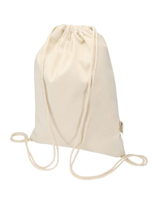 Sac Peru Blend de 5 L avec cordon en coton recyclé 180 g/m2 certifié…