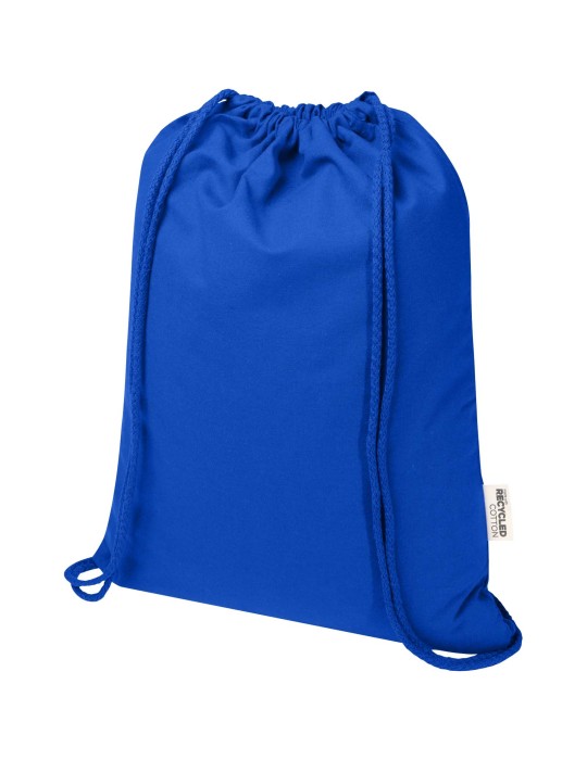 Sac Peru Blend de 5 L avec cordon en coton recyclé 180 g/m2 certifié…