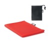 Serviette de sport  en RPET personnalisée TUKO Matières : PET recyclé Couleurs : rouge personnalisable avec votre logo