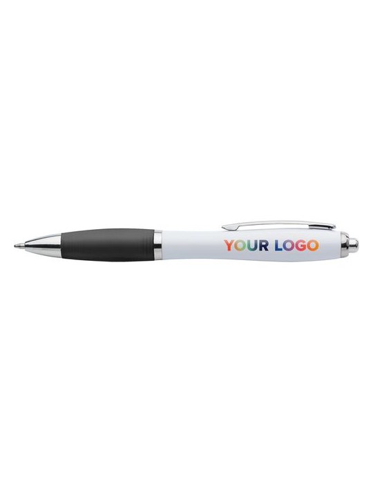 Stylo personnalisable bille métal bleu