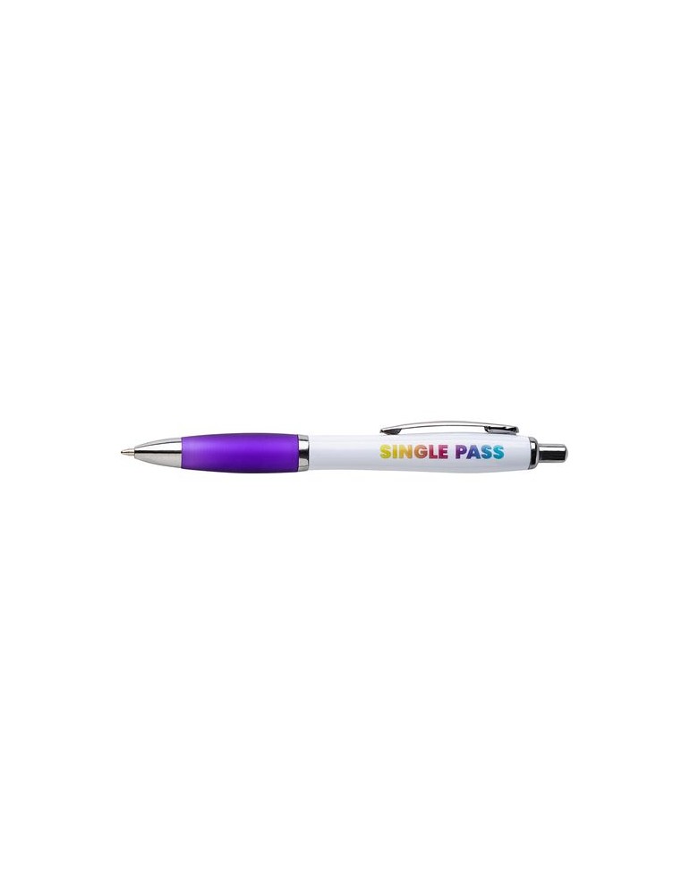 Stylo personnalisable bille métal bleu