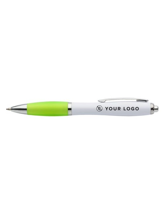 Stylo personnalisable bille métal bleu