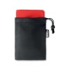 Serviette de sport  en RPET personnalisée TUKO Matières : PET recyclé Couleurs : rouge impression haute définition