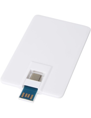 Clé USB Duo Slim de 32 Go avec ports Type-C et USB-A 3.0