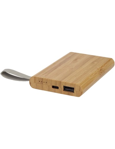 Batterie de secours Tulda de 5 000 mAh en bambou