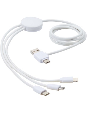 Câble de charge 5-en-1 Pure avec additif antibactérien