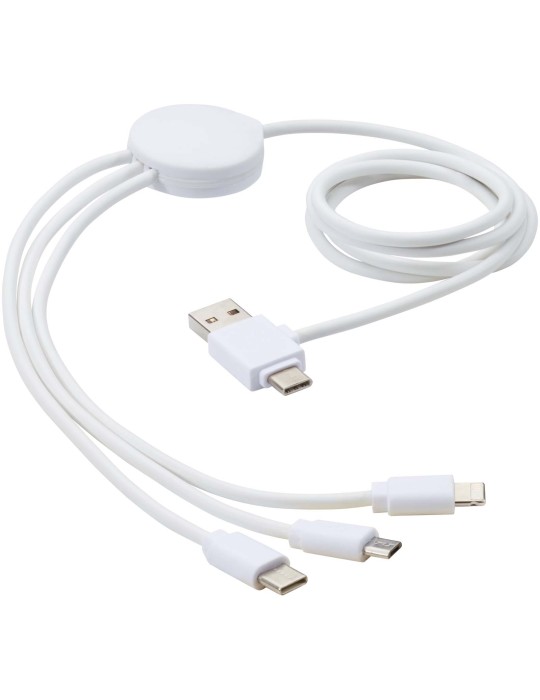 Câble de charge 5-en-1 Pure avec additif antibactérien